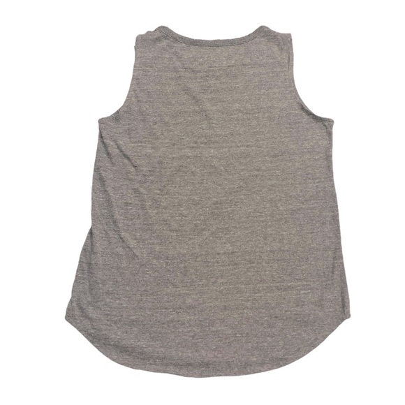 066 Gray Tank Top with Pink Print - Picture 3 of 3